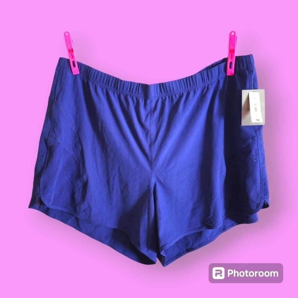 Joe Fresh Active Royal Blue Athletic Shorts Size 3X